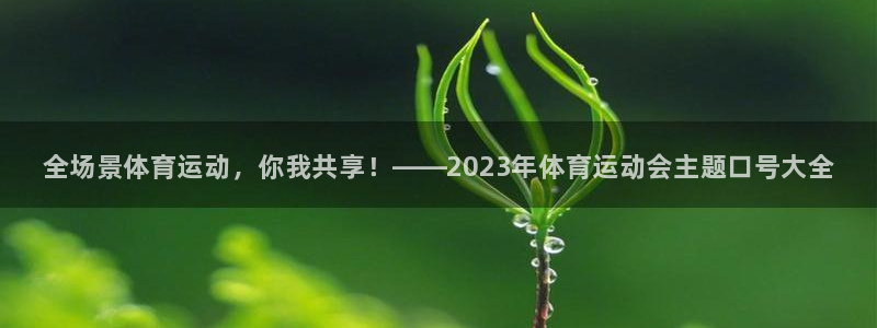 77体育官网：全场景体育运动，你我共享！——2023年体育运动会主题口号大全