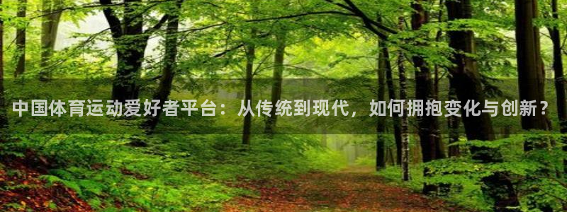 皇冠277体育：中国体育运动爱好者平台：从传统到现代，如何拥抱变化与创新？