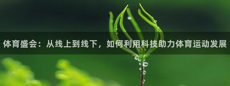 77体育：体育盛会：从线上到线下，如何利用科技助力体育运动发展