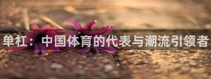 皇冠277体育：单杠：中国体育的代表与潮流引领者
